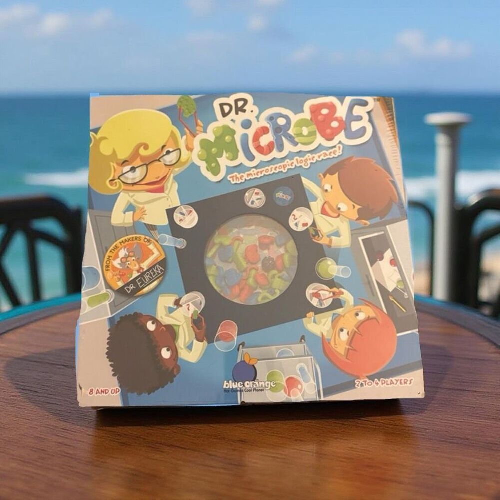 New Sealed BLUE ORANGE GAMES Dr. Microbe Science Speed Logic Board Game